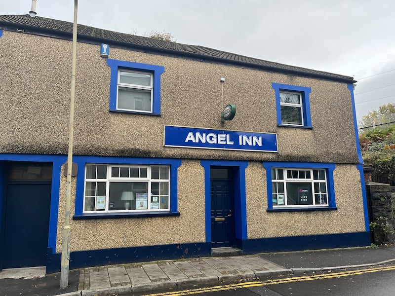 The Angel Inn in Troedyrhiw. Photograph: Mark Paul/The Irish Times