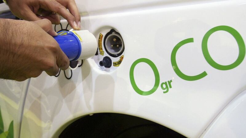 The Irish Electric Vehicle Owners Association has described the one-year 0% rate of benefit-in-kind for electric vehicles in Budget 2018 as ‘a missed opportunity to encourage the switch to electric vehicles’. Photograph: Reuters