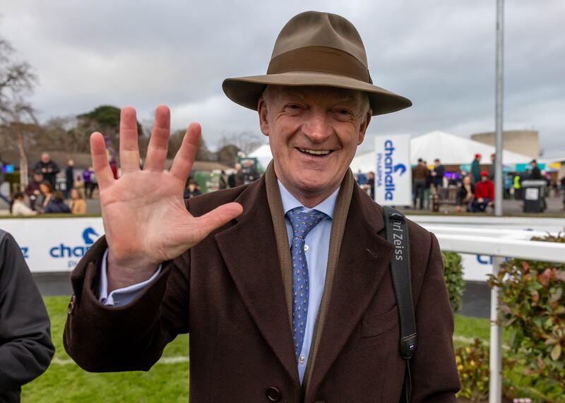 Willie Mullins: 'We buy horses from a selection of areas, France, English point to points, we buy some Irish point to pointers, we buy the odd bumper horse [and] buy some stores.' Photograph: Inpho 