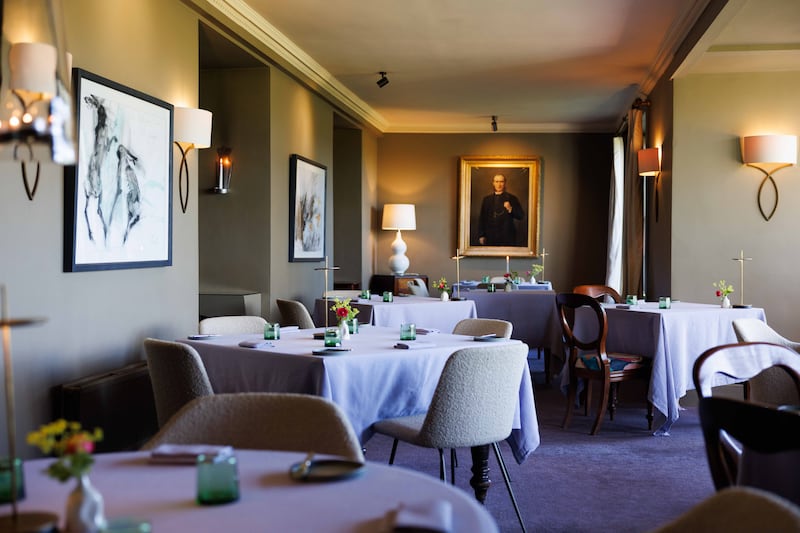 The Dining Room at Gregans Castle Hotel in Co Clare. Photograph: Eamon Ward