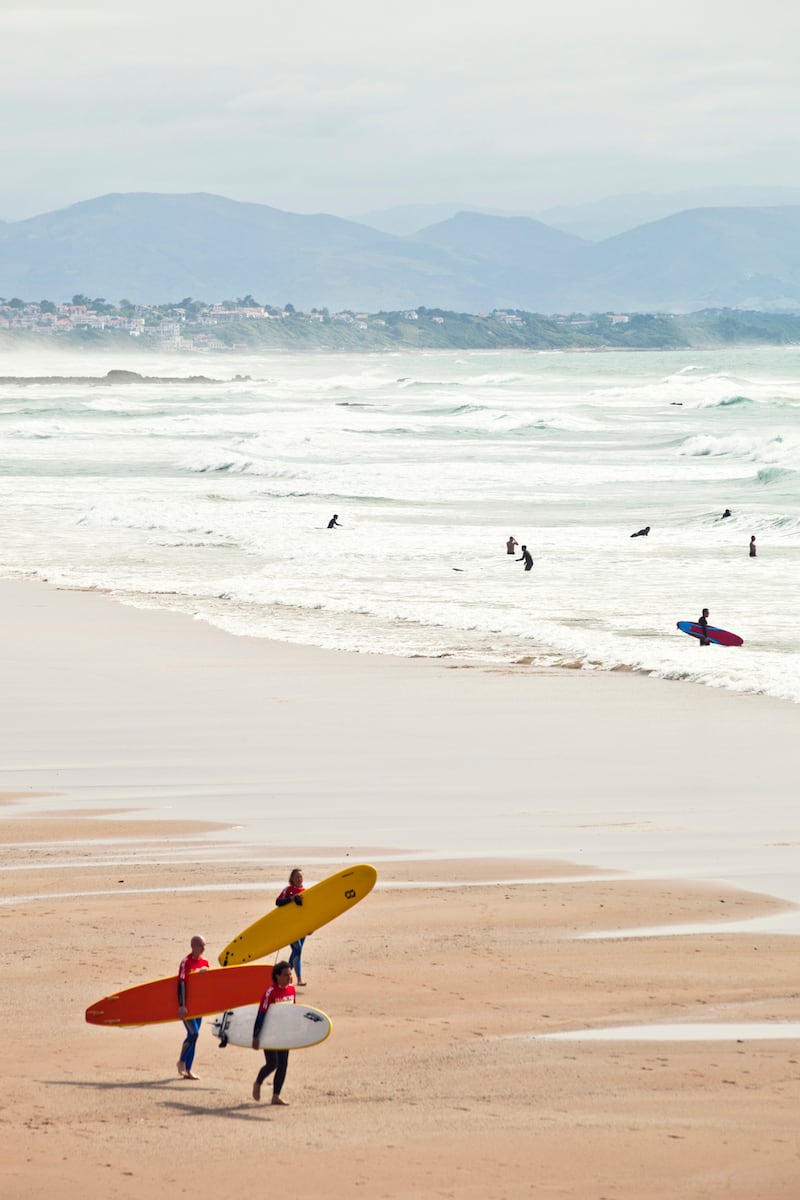 La Côte des Basques in Biarritz. Photograph: iStock