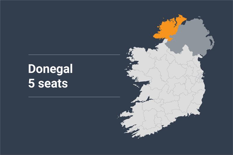 Donegal Constituency map