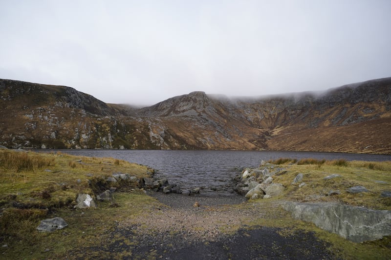 Corrymore lake (Lough Acorrymore) on Achill Island. Photograph: Niall Carson/PA