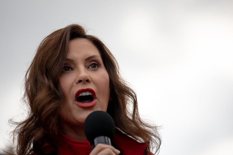 Michigan governor Gretchen Whitmer was a potential running mate for Joe Biden in the 2020 election. Photograph: Emily Elconin/Bloomberg