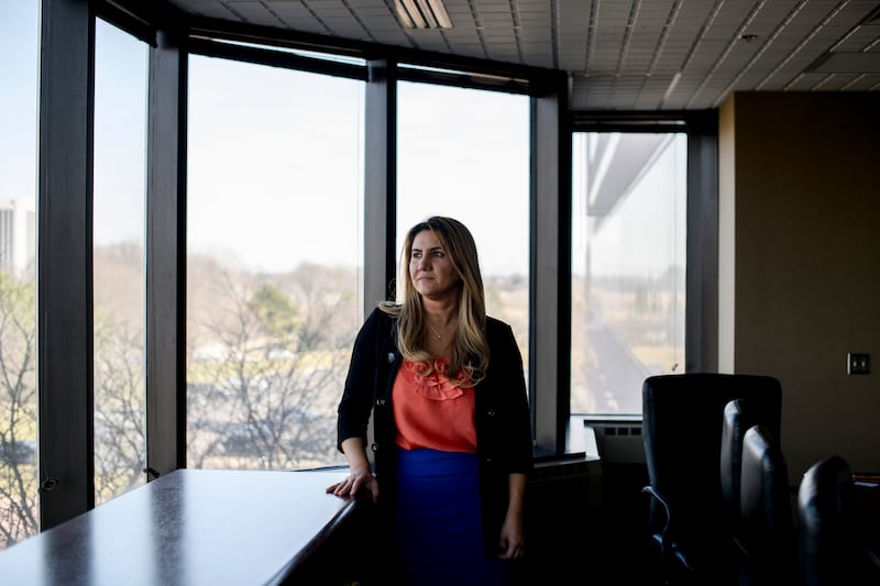 Faye Nemer at her office in Dearborn Heights. Photograph: Brittany Greeson/New York Times