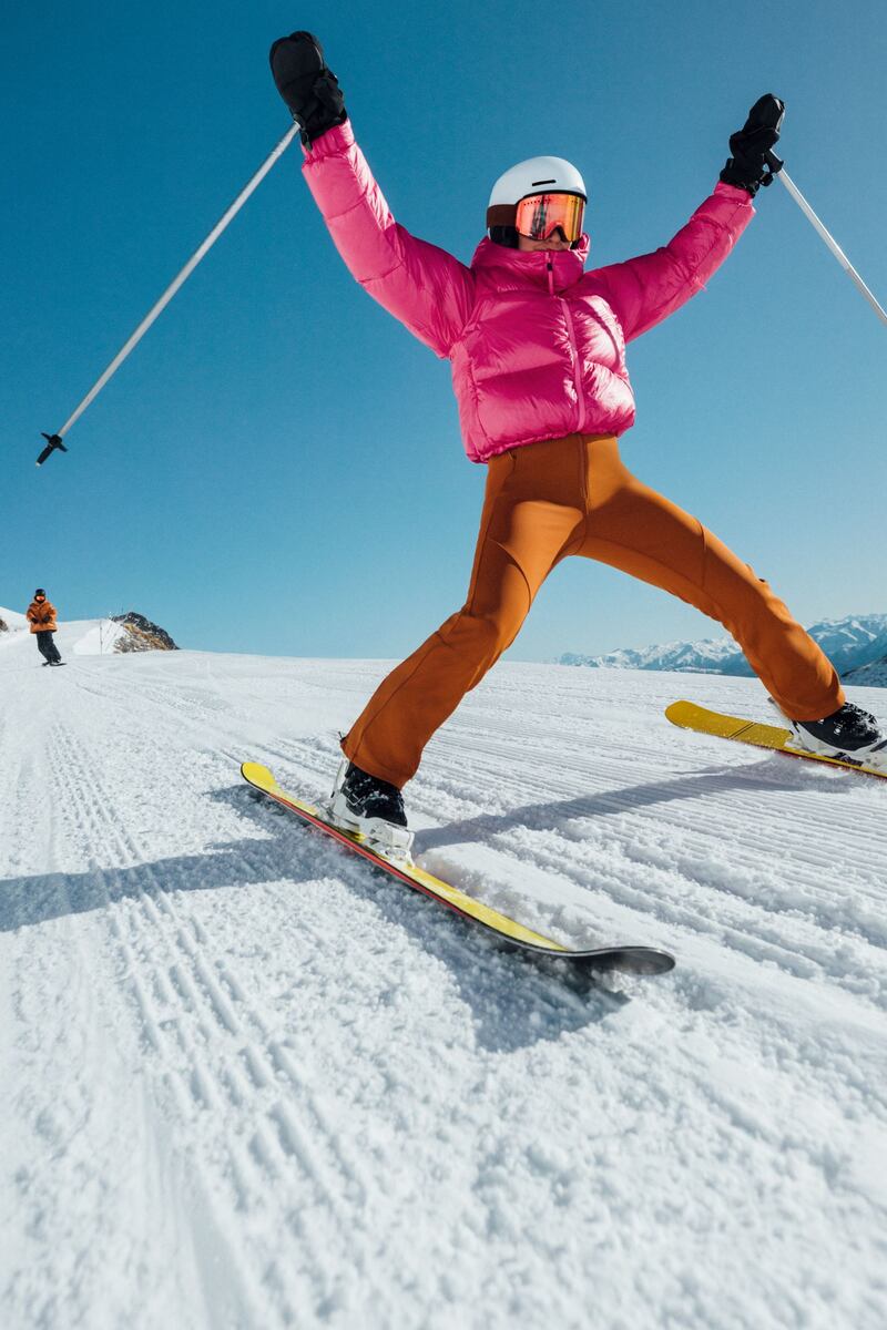 Women's ski jacket, €199, and ski trousers, €99.99, H&M