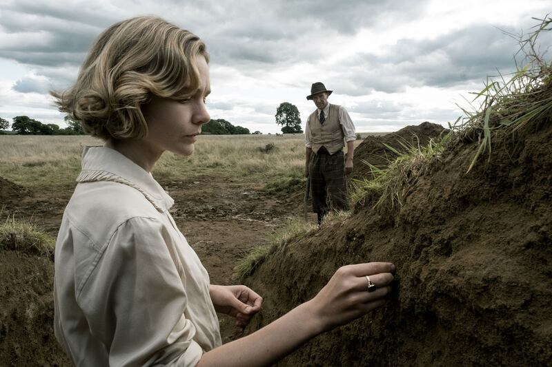 Carey Mulligan and Ralph Fiennes star in The Dig. Photograph: Larry Horricks/Netflix