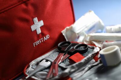 Make sure your first aid kit is well stocked. Photograph: iStock