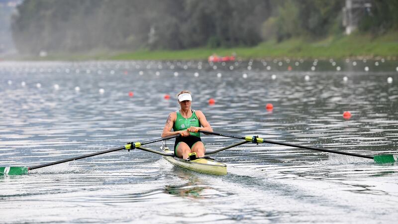 During the week, Sanita Puspure trains in the morning, rests for a few hours and then is back at the club in the afternoon. File photograph: Inpho