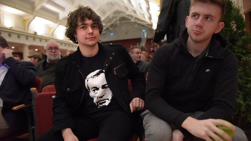 At the Freedom to Prosper conference on Irexit were James Byrne and James McMahon. Photograph: Bryan Meade