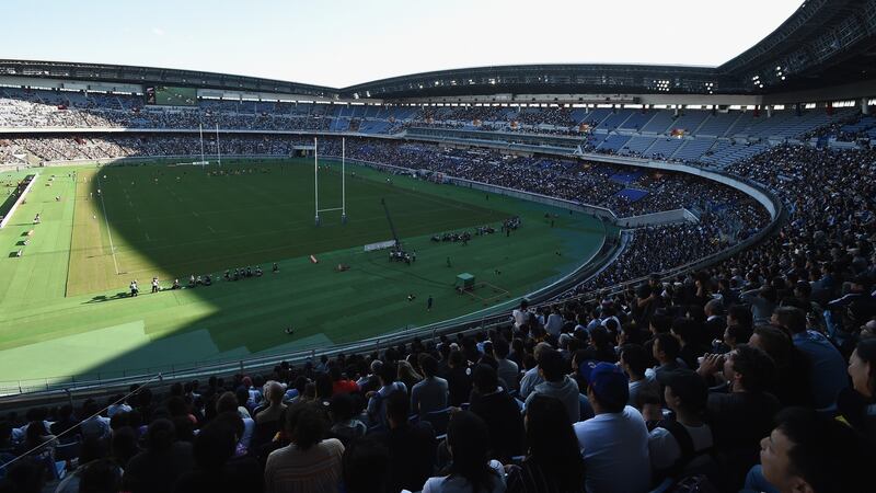 Ireland’s first game of the World Cup against Scotland in Yokohama takes place on September 22nd. Photograph:   Matt Roberts/Getty Images