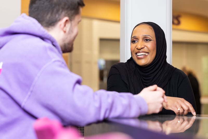 'I enjoy going out to meet customers within the community,' says Begum. Photograph: Shane O'Neill/Coalesce