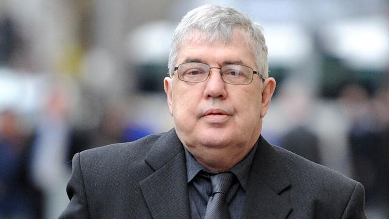 Liam Adams, brother of  Gerry Adams, pictured arriving at Belfast Crown Court. Photograph: Colm Lenaghan/Pacemaker