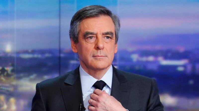 Francois Fillon: his wife Penelope was paid €500,000 plus another €100,000 over eight years for what appear to have been phoney jobs. Photograph: Pierre Constant/Pool/Reuters