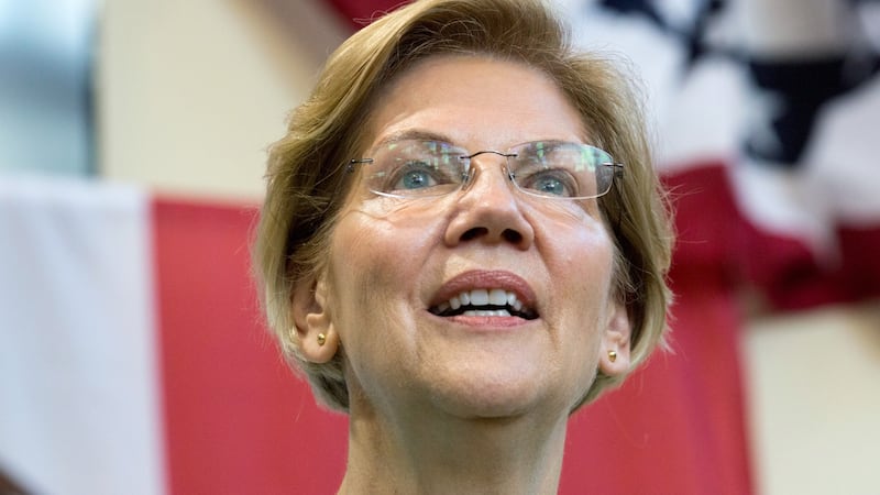 Elizabeth Warren: the Democratic 2020 presidential candidate  has called for the break-up of Big Tech. Photograph: Rachel Mummey/Reuters