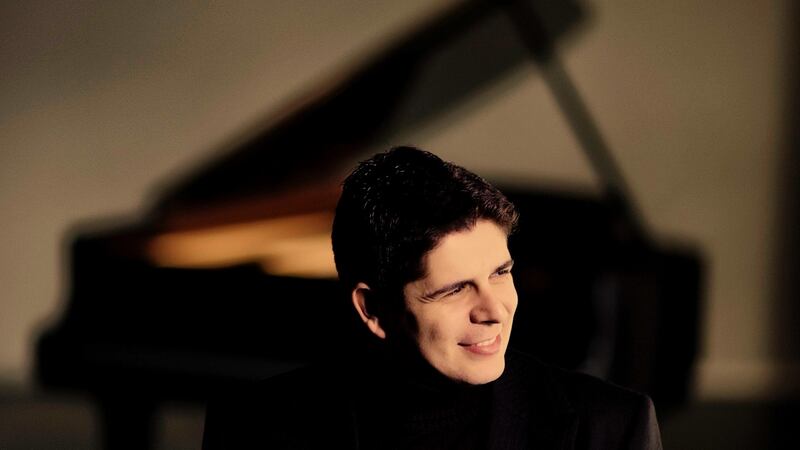 Solo pianist Javier Perianes can be heard at the NCH with conductor Jaime Martin.  Photograph: Marco Borggreve