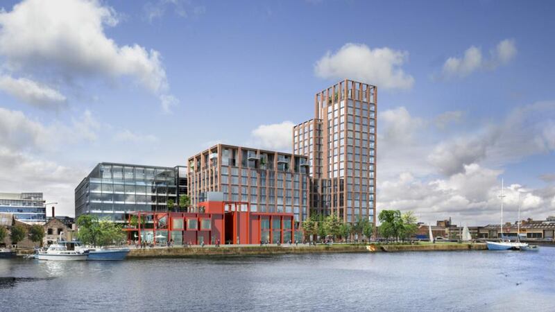 Kennedy Wilson and Nama to develop Capital Dock - 313,000 sq feet of office space and 204 apartments in Dublin’s south docklands.