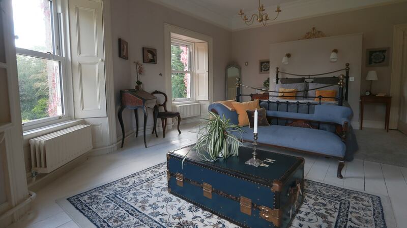 One of the bedrooms of Donaguile House in Castlecomer, Co Kilkenny. Photograph: Laura Hutton/The Irish Times