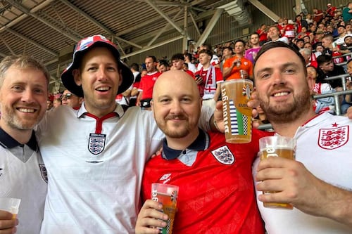 England football fans in Ireland: ‘I want my epitaph to be it’s coming home’