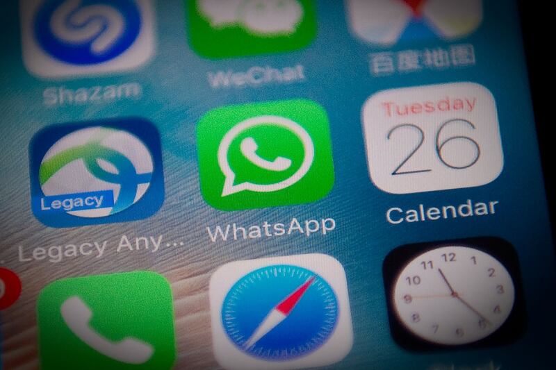 The WhatsApp security breach was carried out using software that can activate the phone’s camera and microphone without your knowledge, and delete evidendce of the call having been made. Photograph: Nicolas Asfouri/AFP/Getty