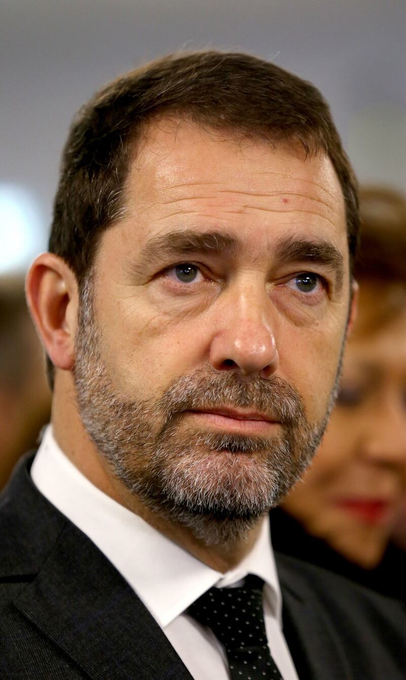 French interior minister Christophe Castaner. Photograph: Gareth Fuller/PA Wire