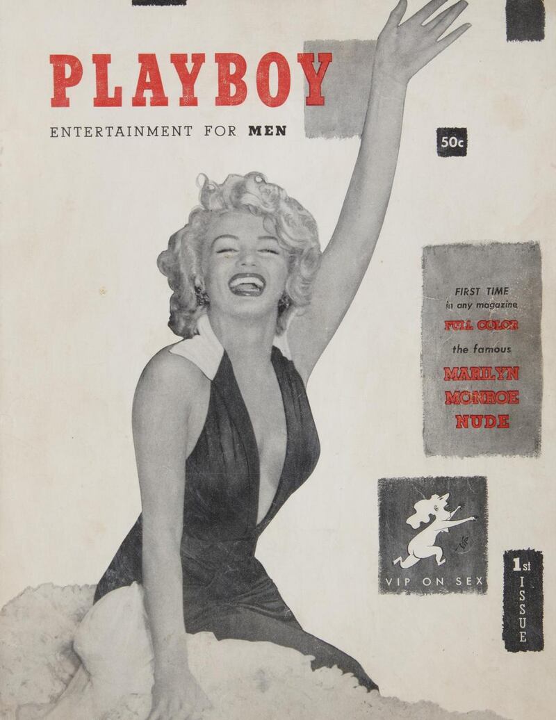 Playboy auction: Hugh Hefner’s copy of the first issue, with Marilyn Monroe on the cover, has a guide price of $5,000, or about €4,450