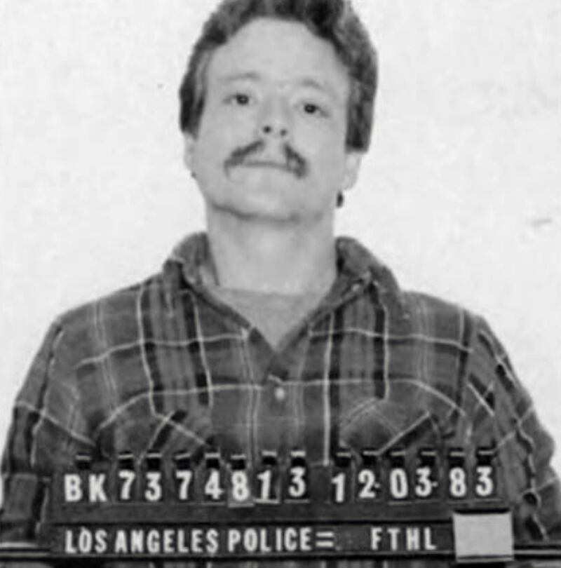 Frank L Silva's 1983 mugshot for his conviction of RICO violations, a legal term for organised crime