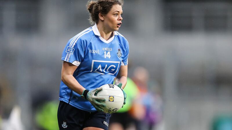 Dublin’s Noelle Healy has scored 5-11 in reaching Saturday’s semi-final. Photograph: Laszlo Geczo/Inpho