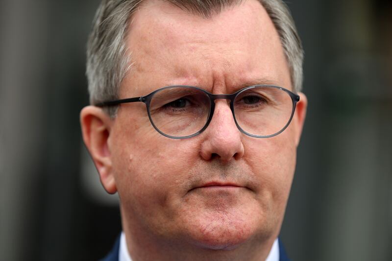 DUP leader Jeffrey Donaldson. Photograph: Charles McQuillan/Getty Images