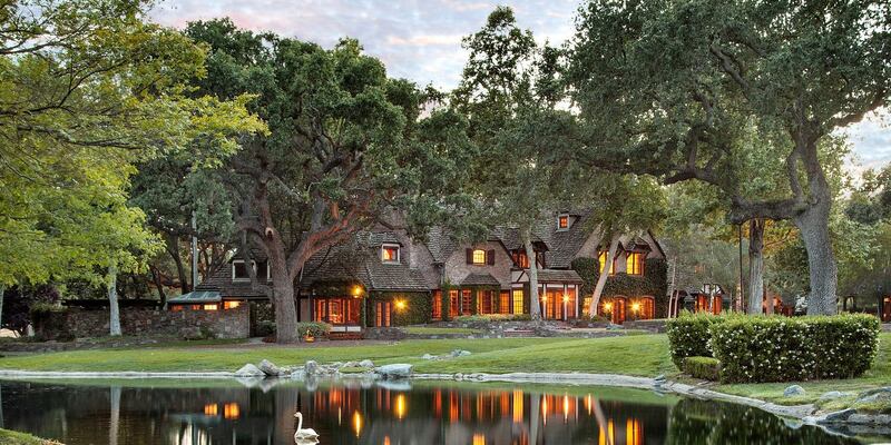 Neverland: the main residence at Michael Jackson’s former ranch