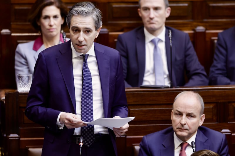 Simon Harris becomes Tánaiste and Minister for Foreign Affairs, Defence and Trade. Photograph: Maxwell's