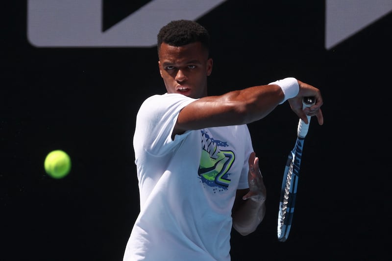 France's Giovanni Mpetshi Perricard is a possible third round opponent for Taylor Fritz. Photograph: David GRAY / AFP