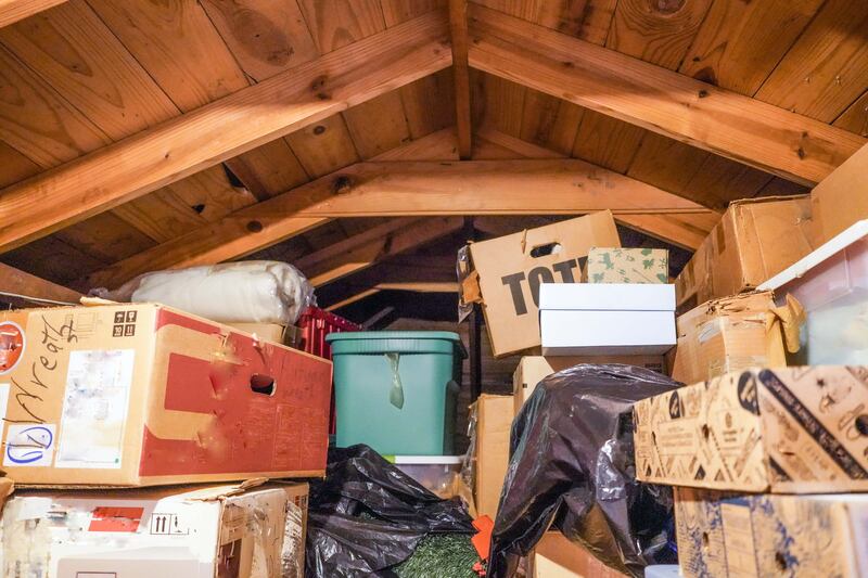 Store heavy boxes at the bottom and lighter ones on top, and don't forget to label everything. Photograph: Christine Kohler/iStock