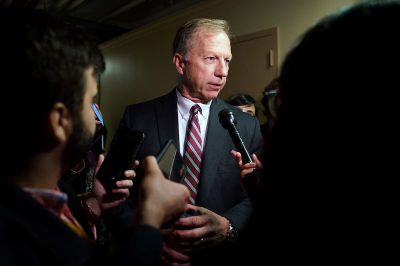 Kevin Hern chairs the influential Republican Study Committee, a conservative faction of House members who have long pushed for budget cuts. Photograph: Will Oliver/EPA