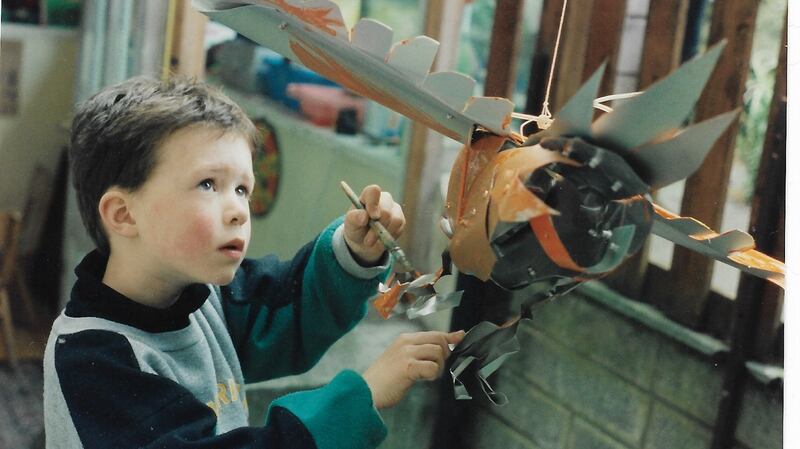 An early example of Hugo Byrne’s metalwork  in  1996