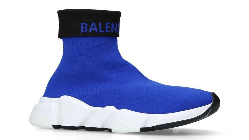 Speed knit high top trainers, €650, Balenciaga at Brown Thomas.