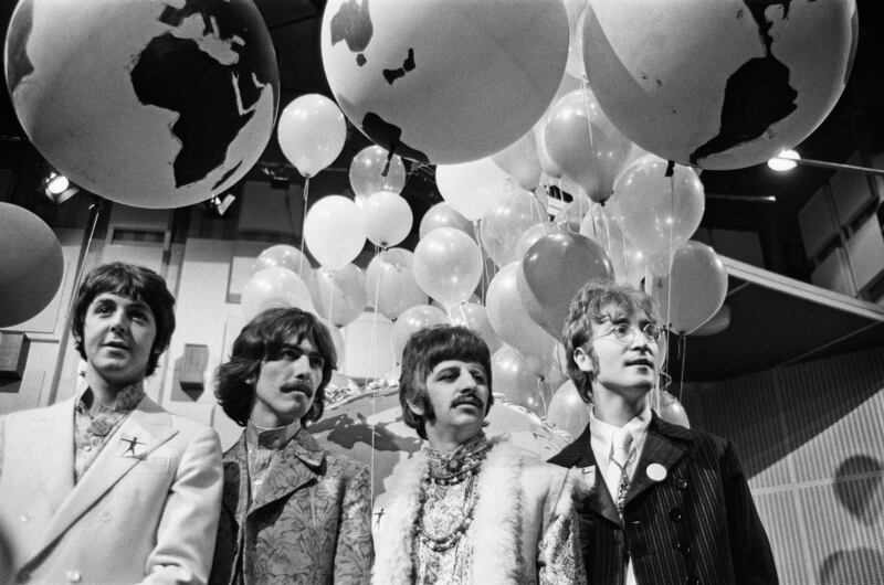 The Beatles in 1967: Paul McCartney, George Harrison, Ringo Starr and John Lennon at Abbey Road Studios. Photograph: Chris Burnett/Mirrorpix/Getty 