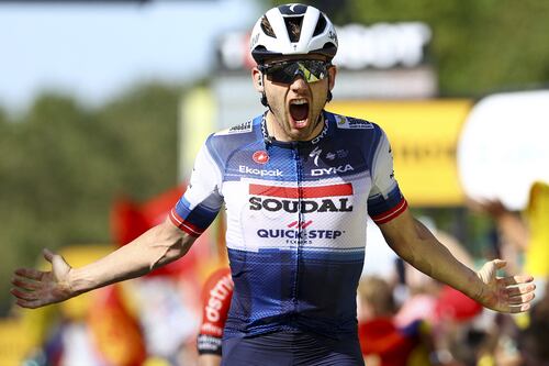 Tour de France: Asgreen sprints to thrilling stage 18 win as Vingegaard retains solid lead 