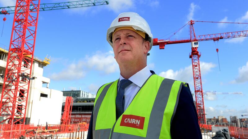 Cairn Homes chief executive Michael Stanley, pictured at a development in Dublin’s docklands. Photograph: Cyril Byrne