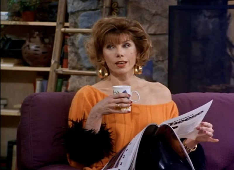 Christine Baranski with another signature expression on an episode of Cybill. Photograph: CBS