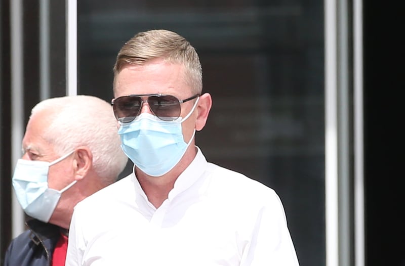 Jonathan Dowdall (44) faces a 'grim' future after agreeing to provide evidence about the Regency Hotel attack, his counsel told the Special Criminal Court. Photograph: Collins Courts