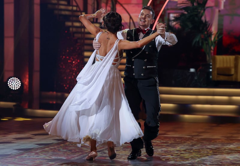 Dancing with the Stars: Danny O’Carroll with Salome Chachua. Photograph: Kyran O'Brien/RTÉ