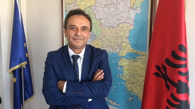 Mustafa Ustuner, director general of schools run in Albania by the Gulenist ‘Turgut Ozal’ organisation. Turkey calls Gulenists ‘terrorists’ and is urging countries worldwide to expel them. Photograph: Daniel McLaughlin