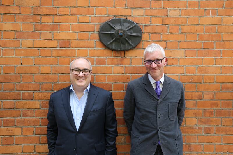 Dominic Sandbrook and Tom Holland. 'We have loads of enthusiasm,' says Sandbrook. Photograph Nick Bradshaw for The Irish Times