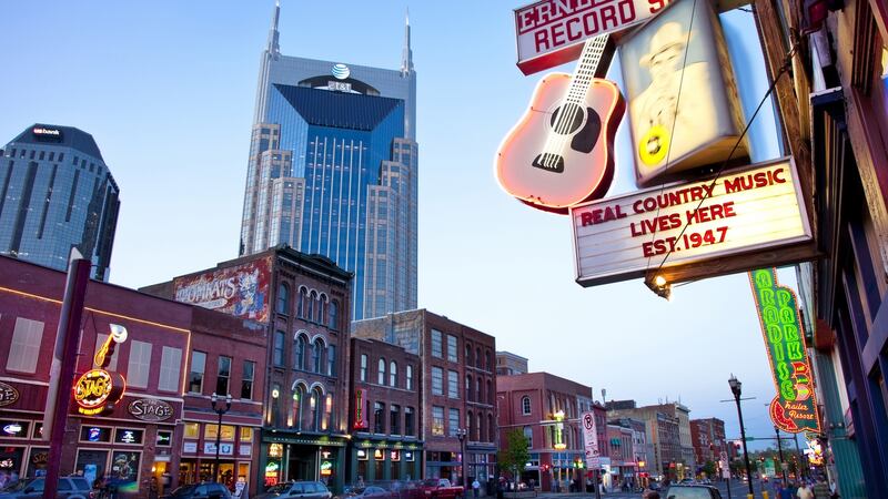 The AT&T Building, a 33-storey skyscraper completed in 1994 and located in Nashville, Tennessee, is the tallest building in the state