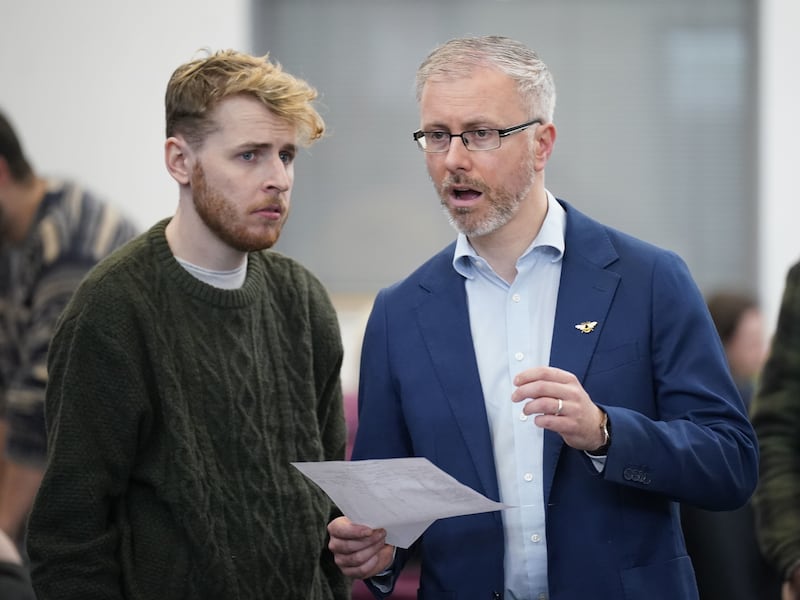 Green Party Leader Rodrick O'Gorman at the Dublin West count centre at Phibblestown Community Centre today. Niall Carson/PA Wire