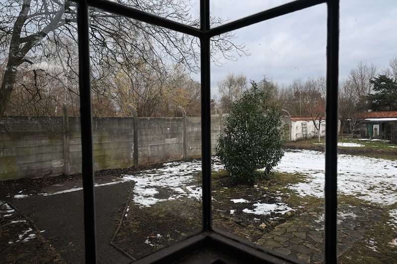 The garden of House 88, the former residence of Auschwitz commandant Rudolf Höss. Photograph: Omar Marques/Getty Images