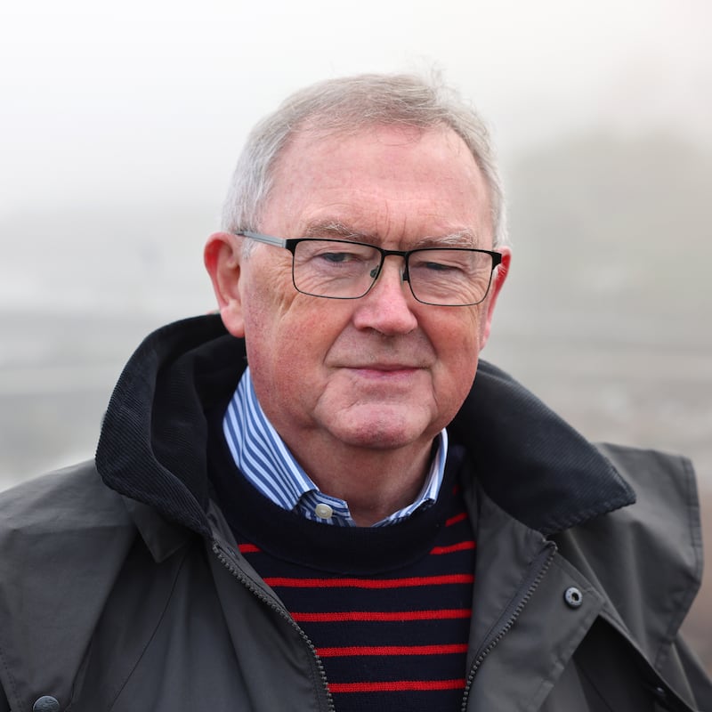 Sean O’Rourke was commissioned to host a series of interviews with former politicians for the Oireachtas television channel. Photograph: Dara Mac Dónaill







