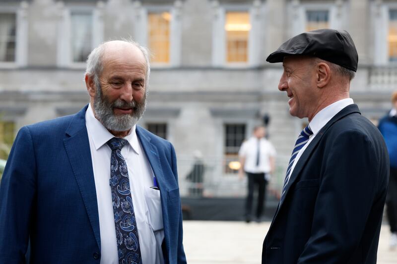 Pictured is Danny and Michael Healy-Rae.   Photograph Nick Bradshaw / The Irish Times

Jerry Kennelly