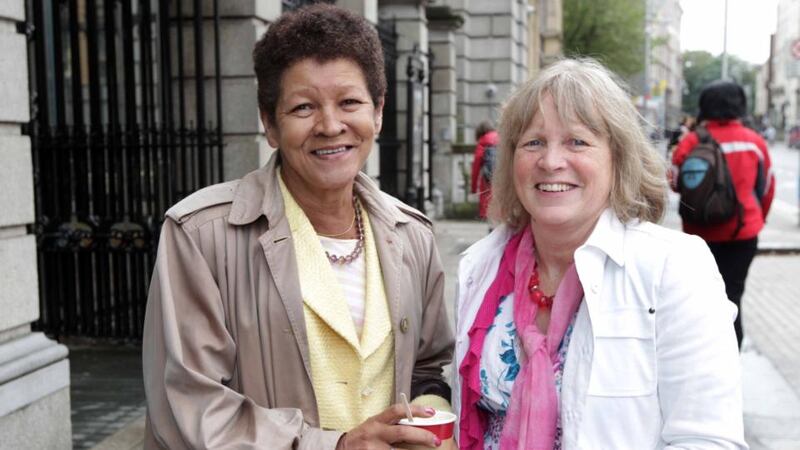 Aislinn Centre co-founders Christine Buckley and Carmel McDonnell-Byrne.  File photograph: Mark Stedman/Photocall Ireland